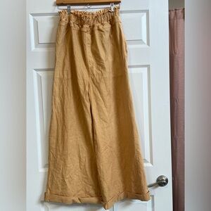 Free People Beach Wide Leg Pants Sz L